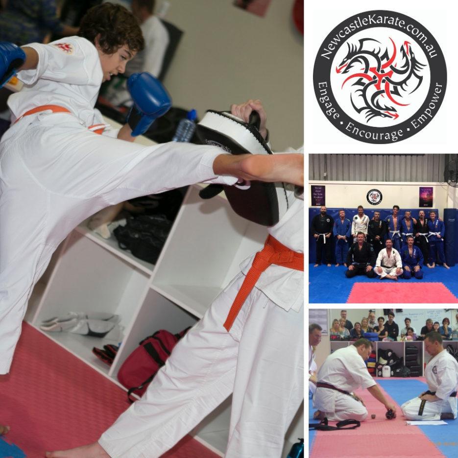 Newcastle Karate and Mixed Martial Arts collage