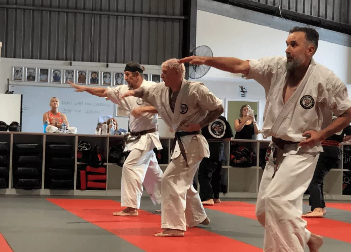 training at newcastle karate